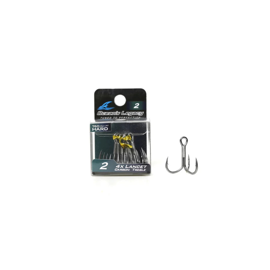 Ocean’s Legacy Lancet 4X Treble Hooks
