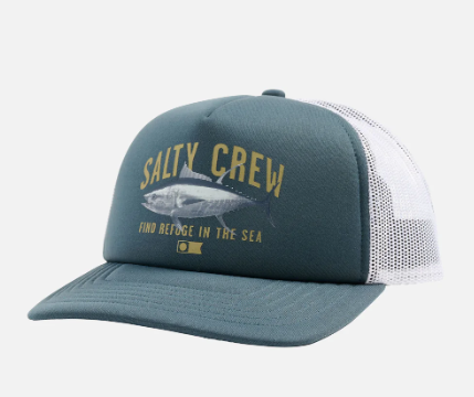 Salty Crew Bitmap Foamie Trucker Cap Midnight Navy