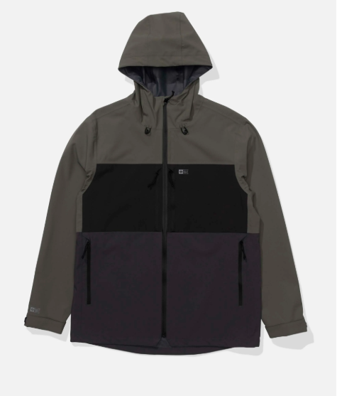 Salty Crew Long Range Jacket Iron