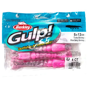Berkley Gulp Turbo Shrimp 5in Soft Plastic (CLEARANCE PRODUCT)