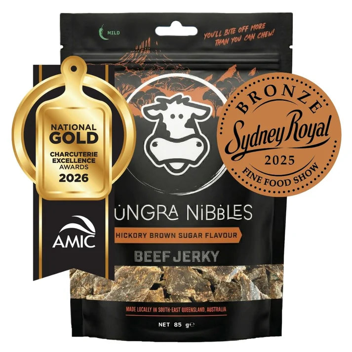 Nungra Nibbles Beef Jerky 85g