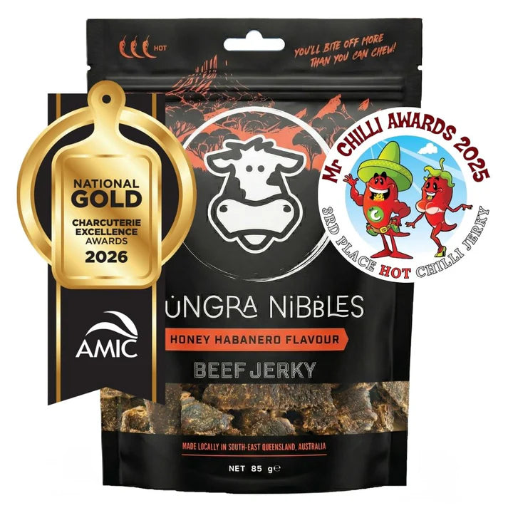 Nungra Nibbles Beef Jerky 85g