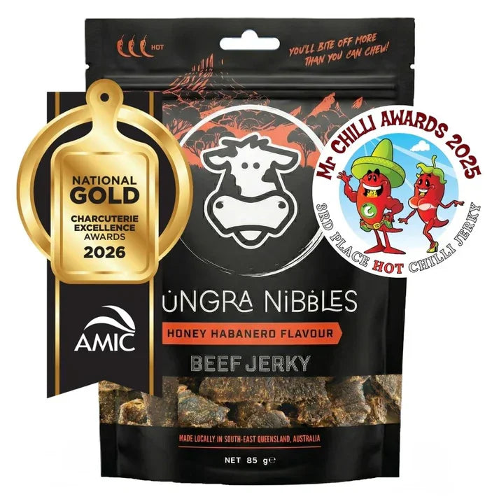 Nungra Nibbles Beef Jerky 85g