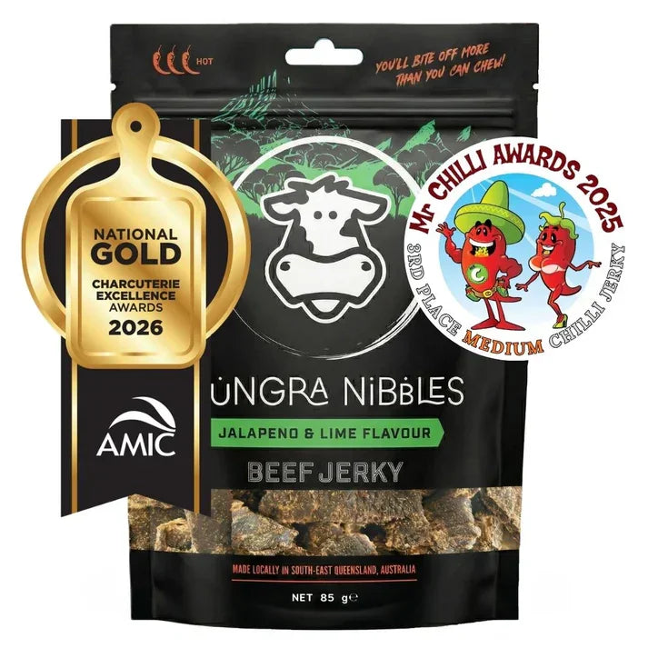 Nungra Nibbles Beef Jerky 85g
