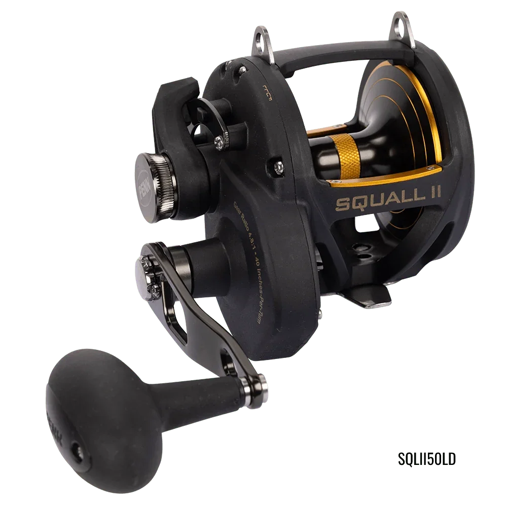 Penn Squall II Overhead Lever Drag Reel - Addict Tackle