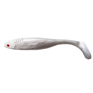 S Tackle Rattle Ghost White Minnow Pad Tail - Addict Tackle