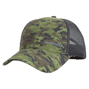 Shimano Corporate Platinum Trucker Caps - Addict Tackle