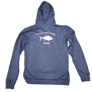 Shimano Lead The Game Tuna Hoodie Navy - Addict Tackle