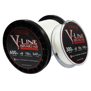 Venom V - Line 8 Strand Braid 300m - Addict Tackle