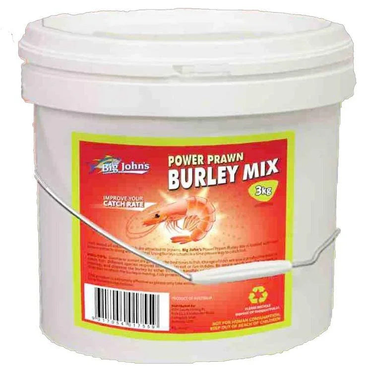Big Johns Power Prawn Burley Mix 3kg by Big Johns at Addict Tackle