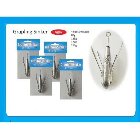 Cobalt Blue Grapling Sinker by Viva Fishing at Addict Tackle