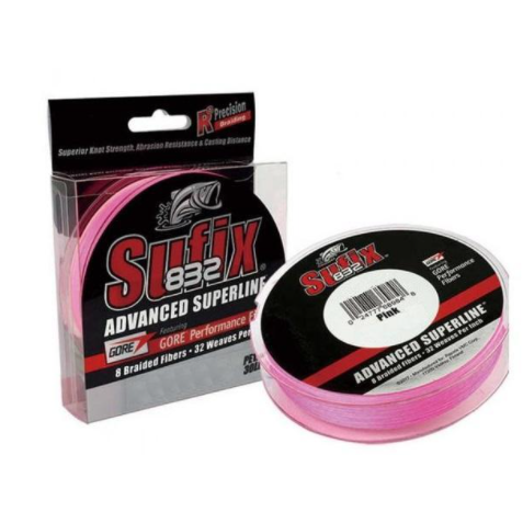 Sufix 832 Advanced Superline Braid Pink - 150yd - Addict Tackle