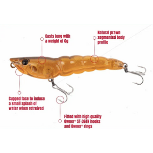 Berkley Pro Tech Prawn Walker 95mm - Addict Tackle