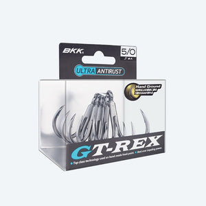 BKK GT - Rex Treble Hooks With Barb - Addict Tackle