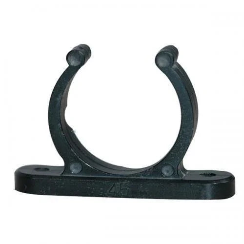 Black Plastic Tube Clip 40-45mm by Sam Allen at Addict Tackle