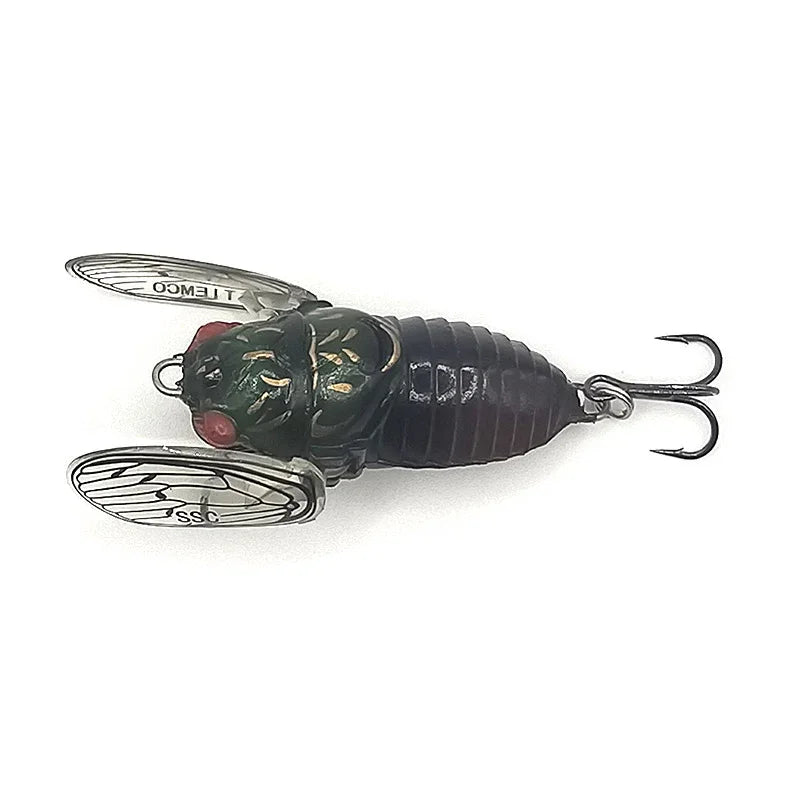 Tiemco Soft Shell Cicada Floating Hard Body Lure 40mm by Tiemco at Addict Tackle