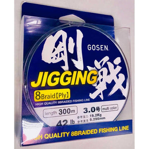 GOSEN JIGGING BRAID 8 PLY - 300m - Addict Tackle