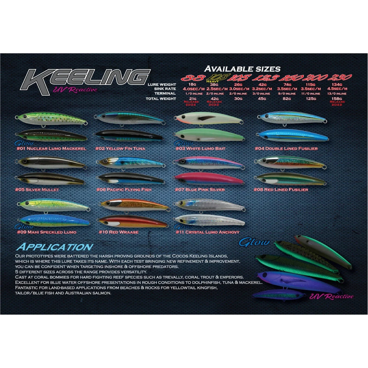 Ocean Legacy Keeling Lures 200mm by Oceans Legacy at Addict Tackle