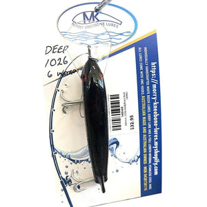 Morry Kneebone Handcrafted 100mm Deep Diver Lure 6-Mtr Deep by Addict Tackle at Addict Tackle