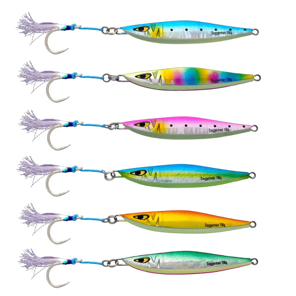 Mustad Daggerman Metal Jig 150 Gram by Mustad at Addict Tackle