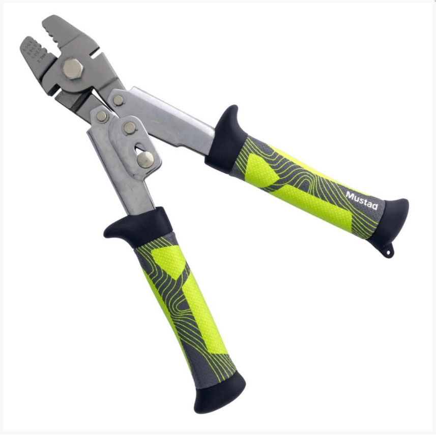 Mustad 10inch Stainless Steel Big Game Crimping Pliers by Mustad at Addict Tackle