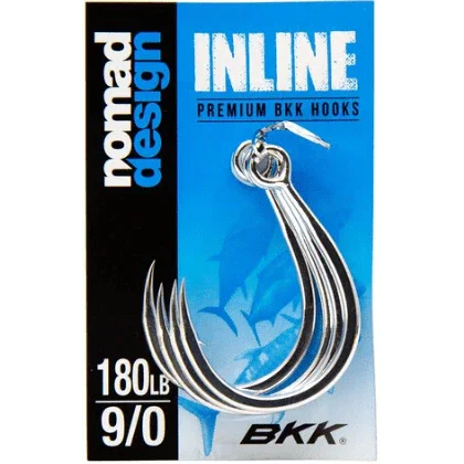 Nomad Design BKK Inline Eye Single Hooks - Addict Tackle