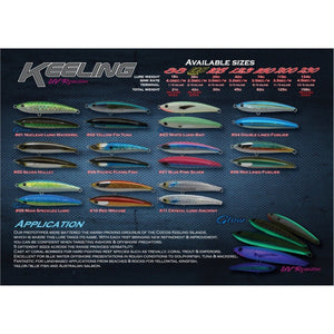 Ocean Legacy Keeling Lures 105mm Fast Sinking - Addict Tackle