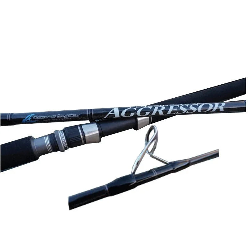 Oceans Legacy Aggressor Long Cast Plugging Spin Rod - Addict Tackle