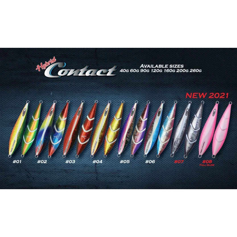 Oceans Legacy Contact Jig Rigged Metal Jig 40 Grams - Addict Tackle