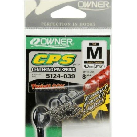 Toasis Fishing Centering Pins – 33mm Soft Lure Bait Spring Twist Locks (100pcs, Stainless Steel)
