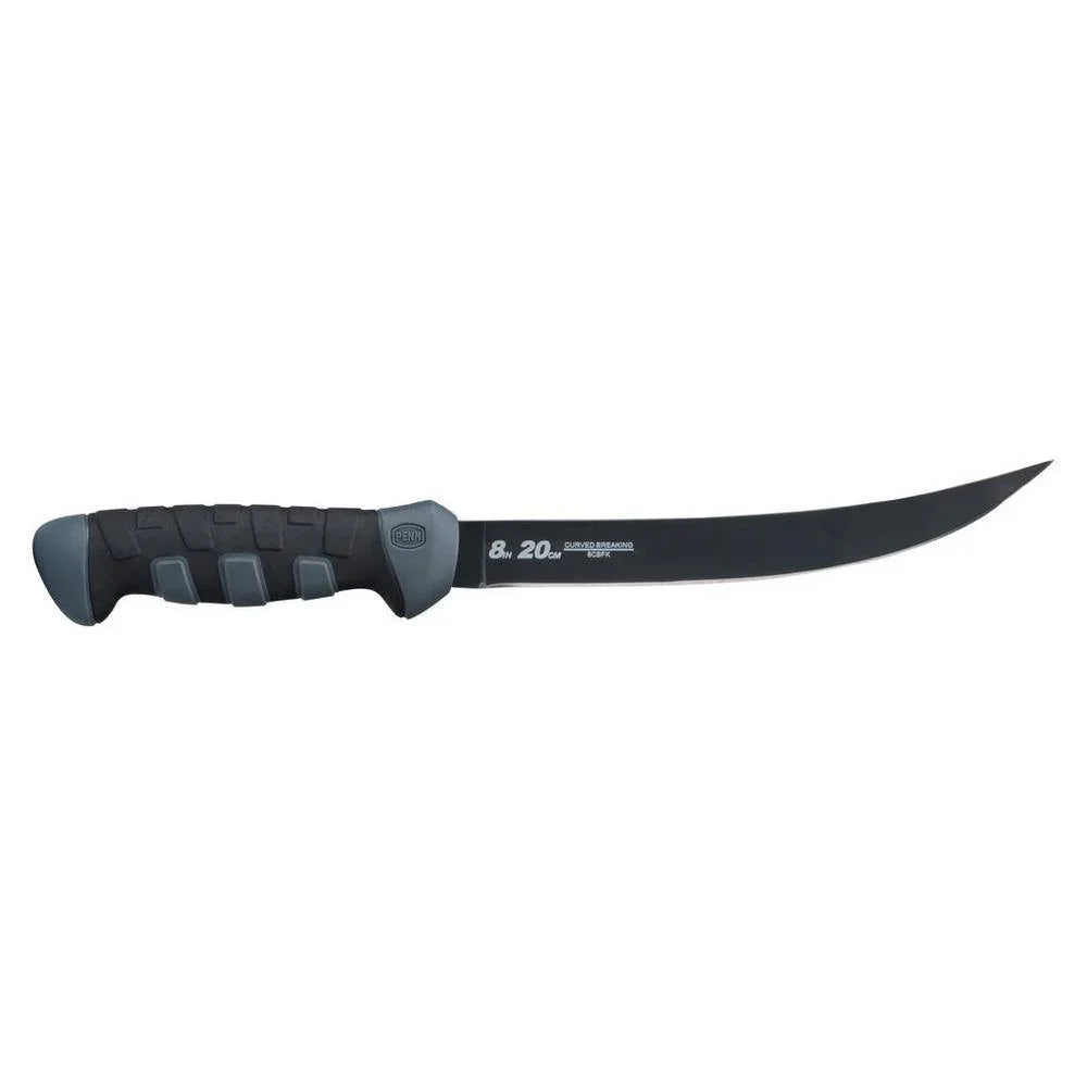 Penn 8' Curved Breaking Fillet Knife With Sheath by Penn at Addict Tackle