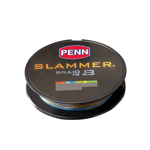 Penn Slammer Multi Colour Braid 400m - Addict Tackle