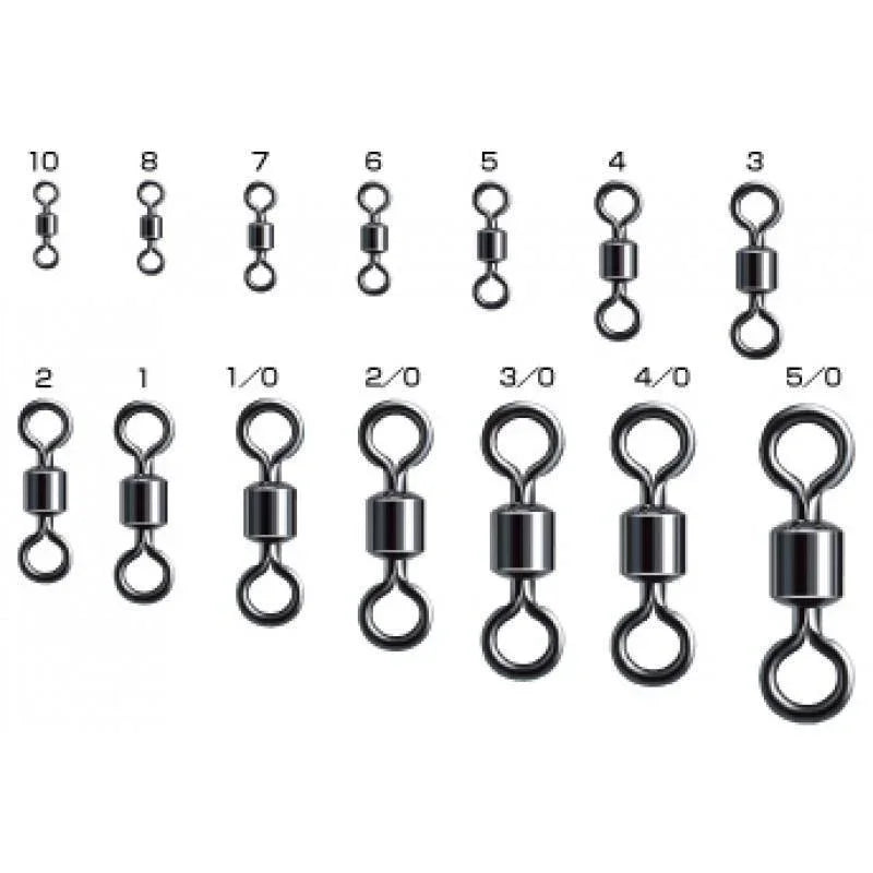Sasame Rolling Swivels - Red by Sasame at Addict Tackle