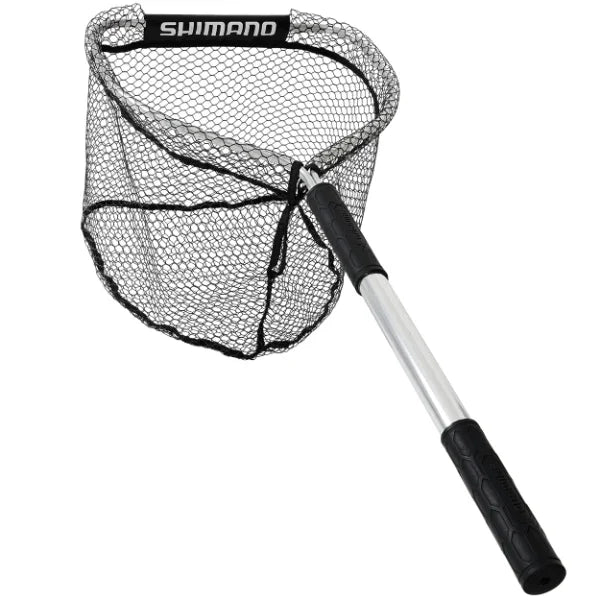 Shimano Small Wide Silicon Mesh 500 Landing Net - Addict Tackle