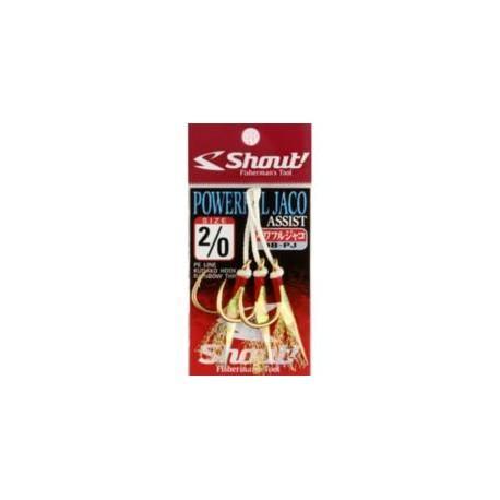 Shout Powerful Jaco Assist Jigging Hook - Qty 3 by Shout at Addict Tackle