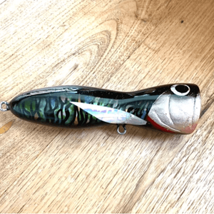 Smash Me Lures Kutolo Popper Green Abalone by Smash Me Lures at Addict Tackle