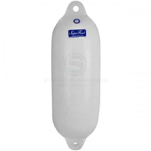 Supafend Fender 415mm x 140mm White by Sam Allen at Addict Tackle