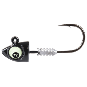 Tackle Tactics Jighead Big EyeZ Black Glow Eye - Addict Tackle
