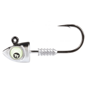 Tackle Tactics Jighead Big EyeZ Silver Black Back - Addict Tackle
