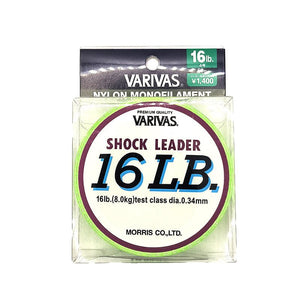 Varivas 100% Fluoro carbon Shock Leader 30m - Addict Tackle