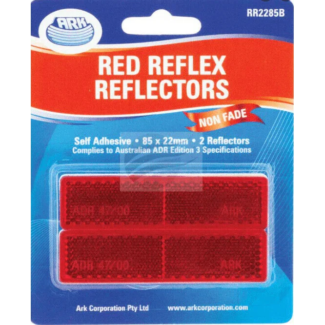 Trailer Self Adhesive 22x85mm Clearance Reflector - Addict Tackle