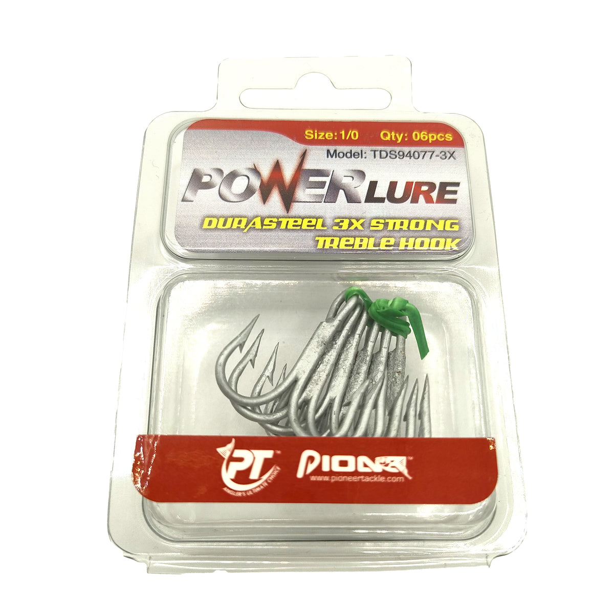 Pioneer DuraSteel 3x Strong Treble Hook