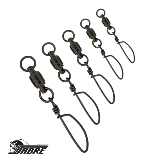 Sabre Stainless Tournament Ball-Bearing Snap Swivels