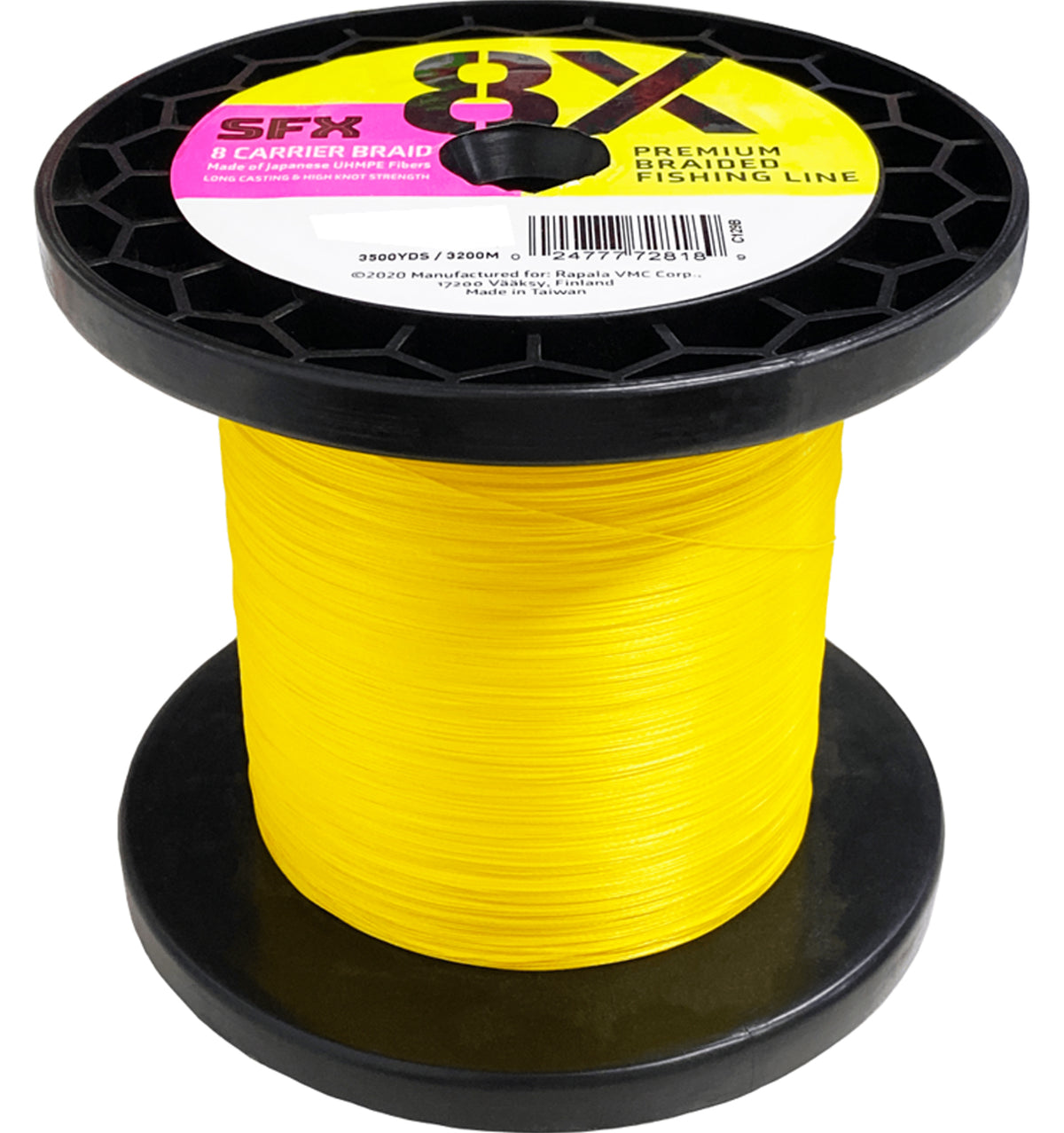 Sufix Sfx 8 Carrier Braid 3200M Yellow