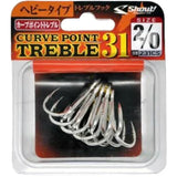 Shout Curve Point Treble Hooks