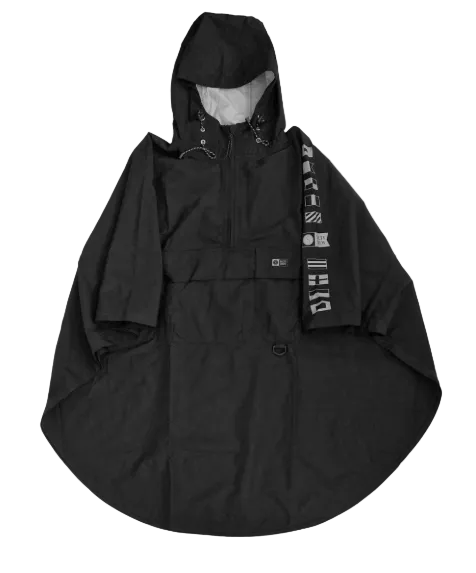 Salty Crew Delta Poncho Black