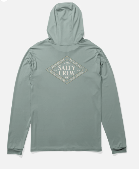 Salty Crew  Iconic Hood Sunshirt Jade