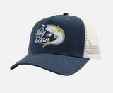 Salty Crew Yellow Tailed Trucker Cap Midnight Navy