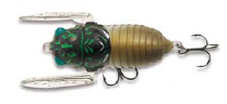 Tiemco Soft Shell Cicada Floating Hard Body Lure 40mm