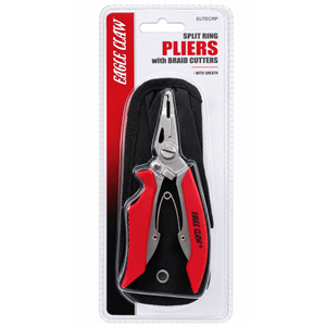 Eagle Claw Split Ring Pliers With Braid Cutters